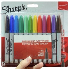 Sharpie Fine 12 colores