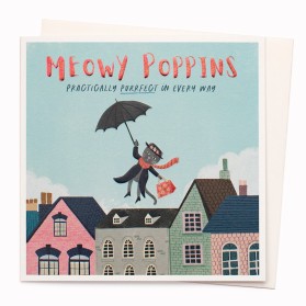 Postal Meowy Poppins