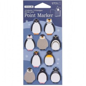 Pegatina Post-it Pingüinos