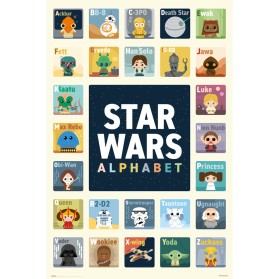 Poster alfabeto Star Wars