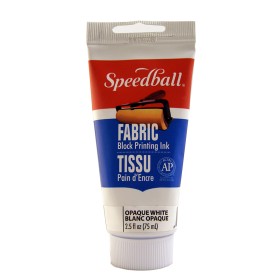 Tinta Speedball Fabric White