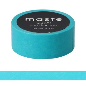 Washi Tape Masté Azul Turquesa